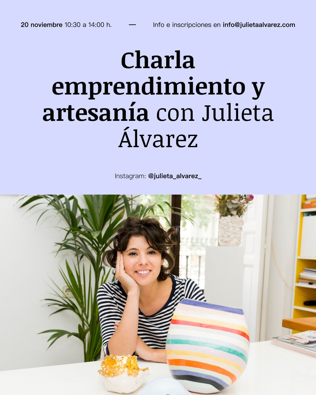 Emprender desde lo creativo: Charla para artesanas y creadoras