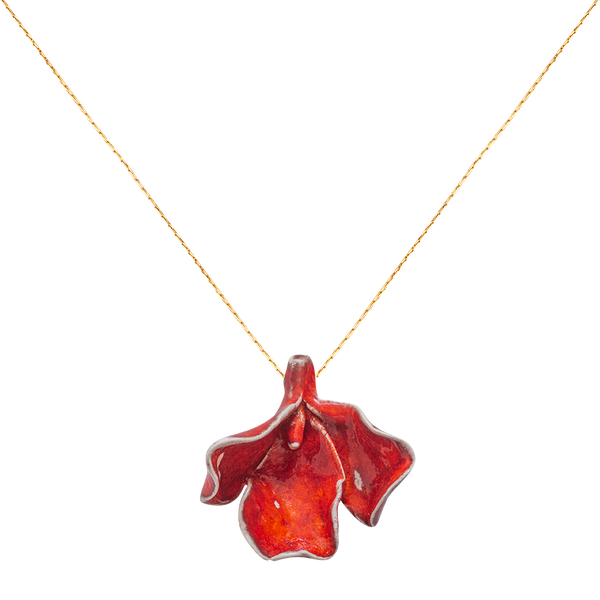 Lily Necklace Red