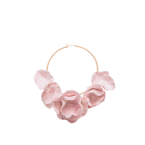 Pink Flowers Earrings